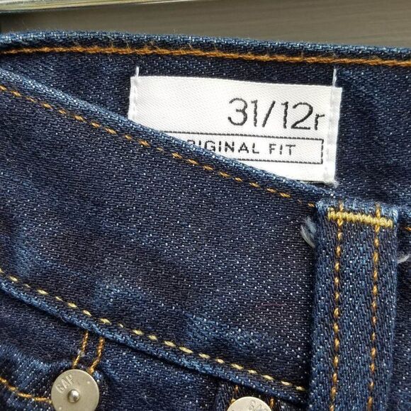 GAP 1969 4 Button Fly Original Fit Jeans size 31 / 12R - Picture 3 of 10